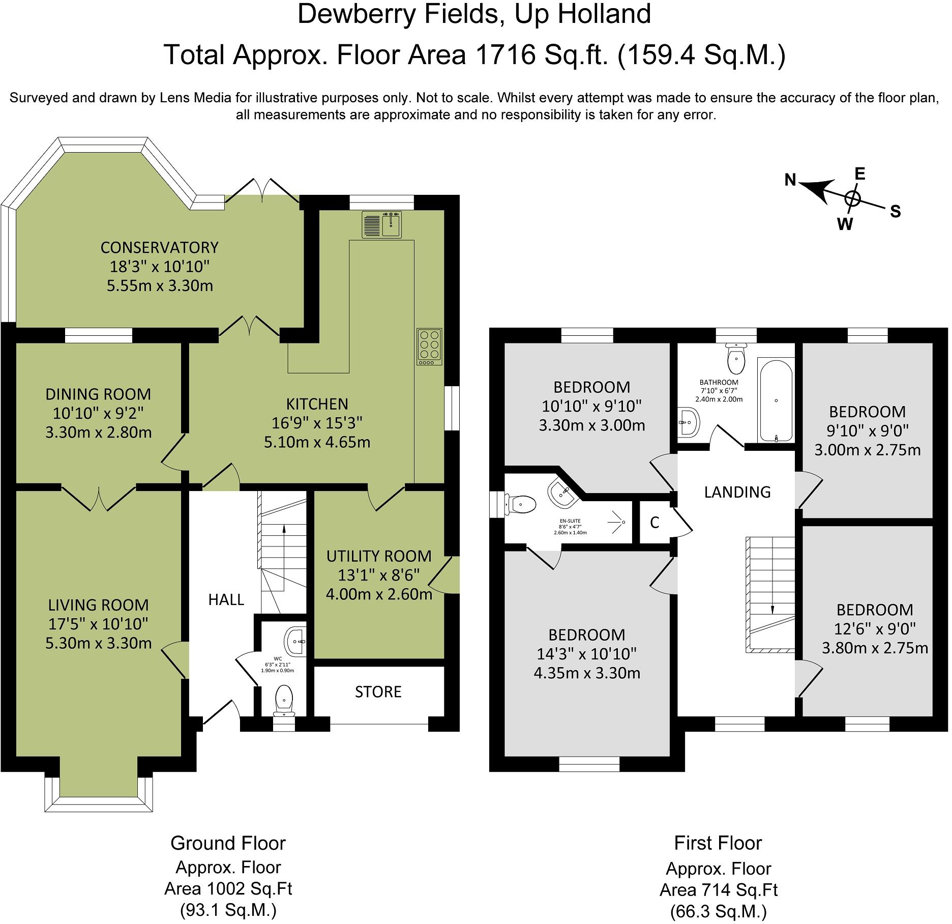 Dewberry Fields, Upholland, Skelmersdale, Lancashire. WN8 0BQ floorplan