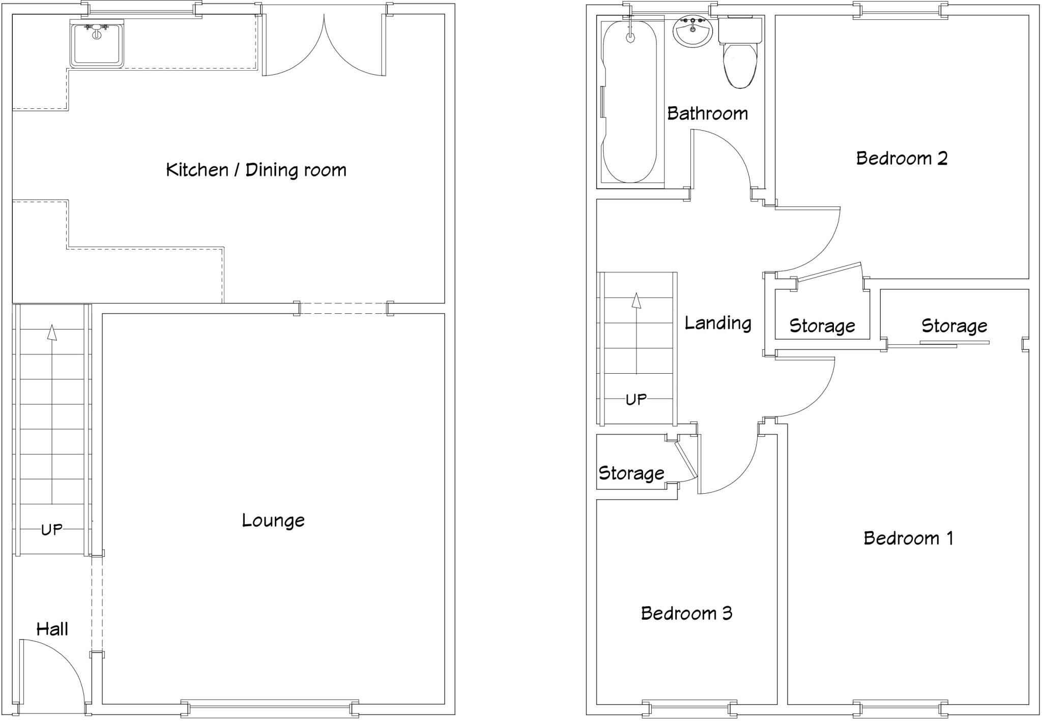 Caerbryn, Pentwyn-mawr, Caerphilly County Borough floorplan