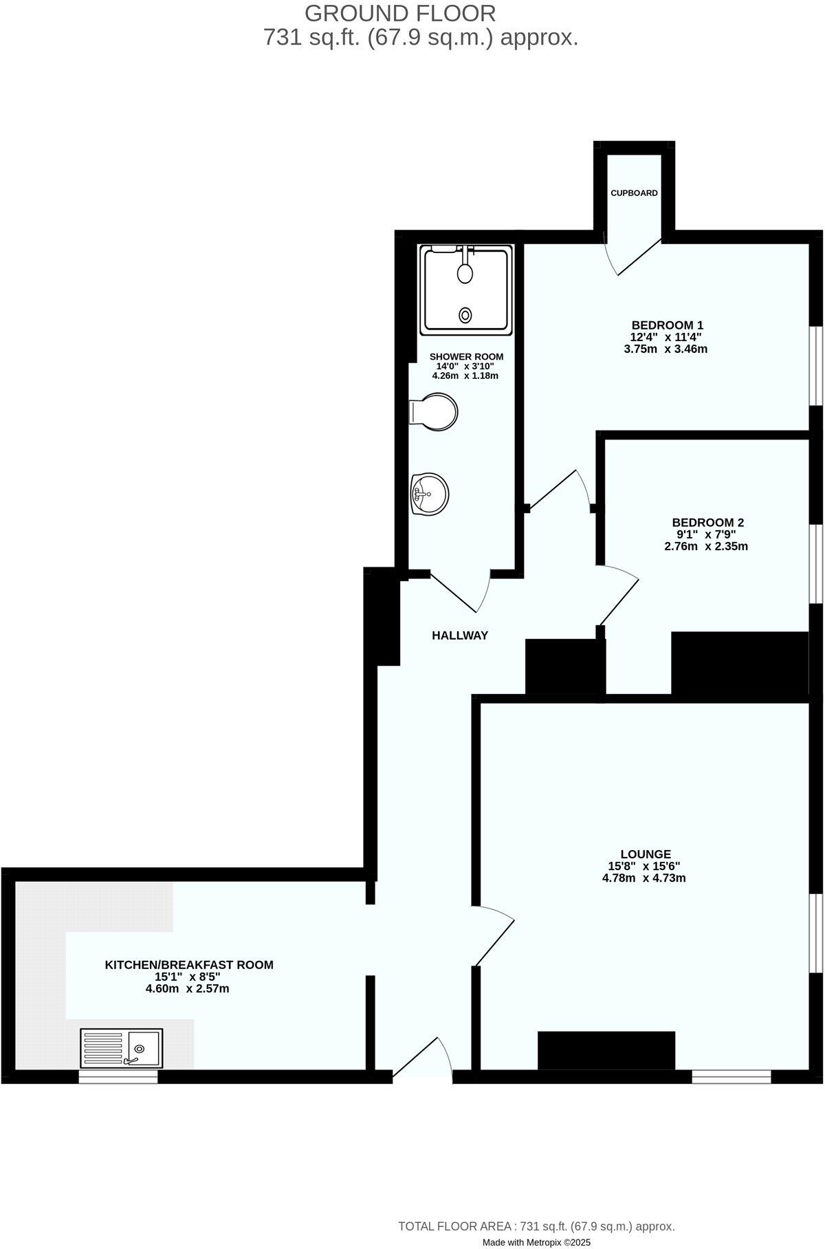Eaton House, Exwick Hill, Exeter floorplan