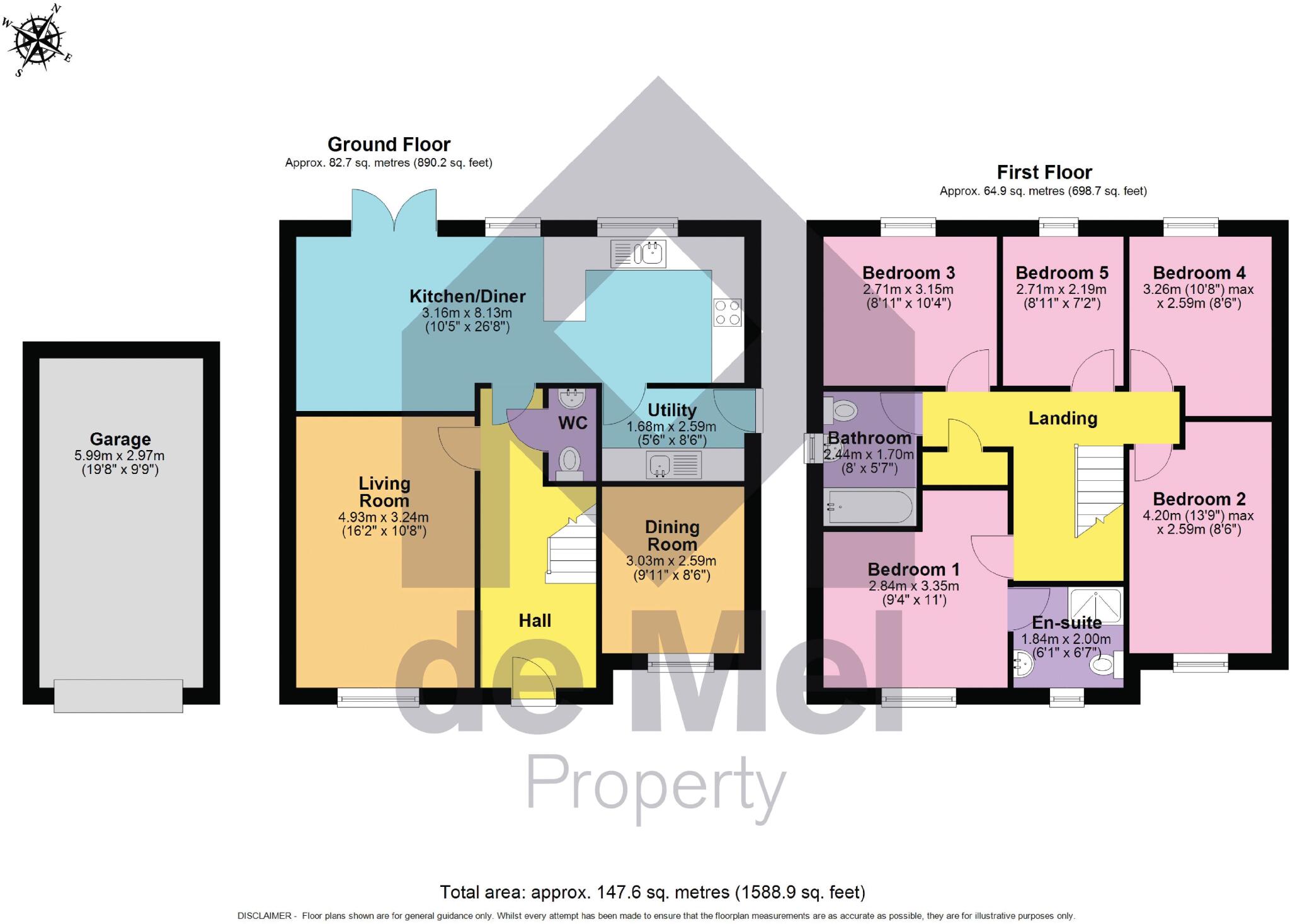 Slad Way, Cheltenham, Gloucestershire, GL52 floorplan