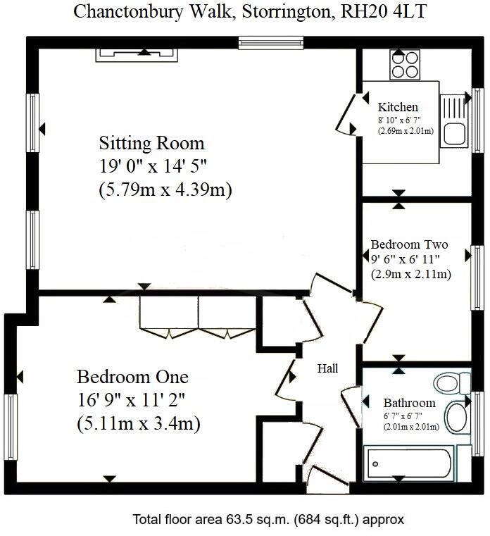 Storrington - Ground Floor Flat floorplan