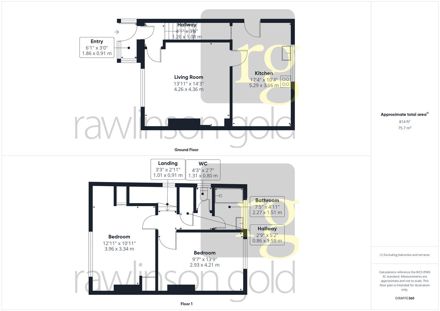 Charles Crescent, Harrow floorplan