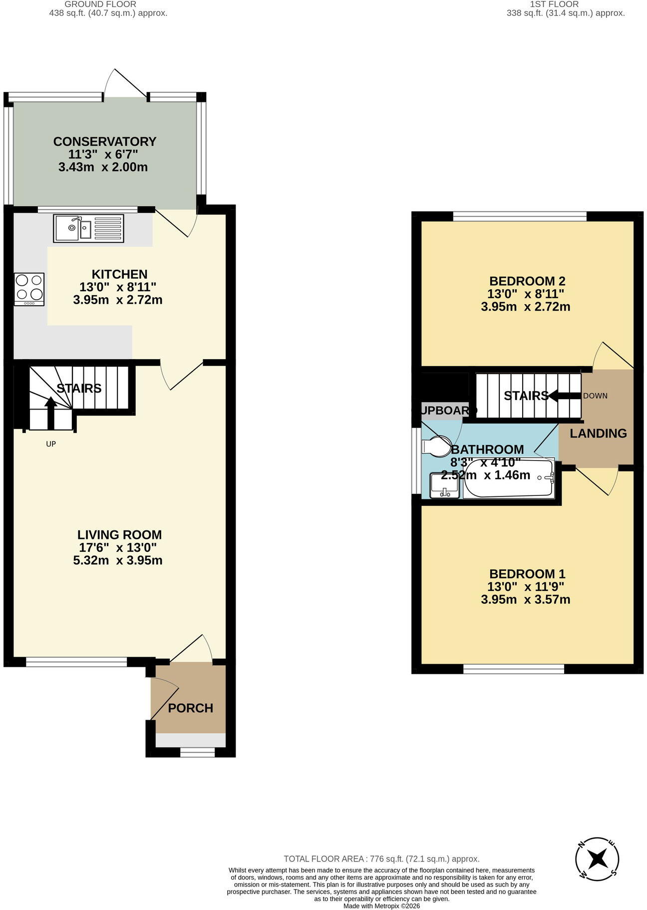 Almond Grove, Hempstead, Gillingham, ME7 3RZ floorplan