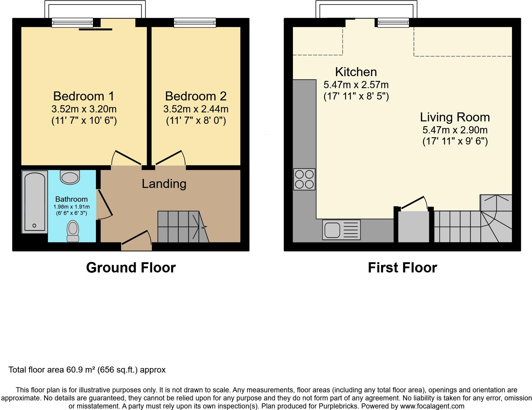 Fleming Road, Grays, RM16 floorplan
