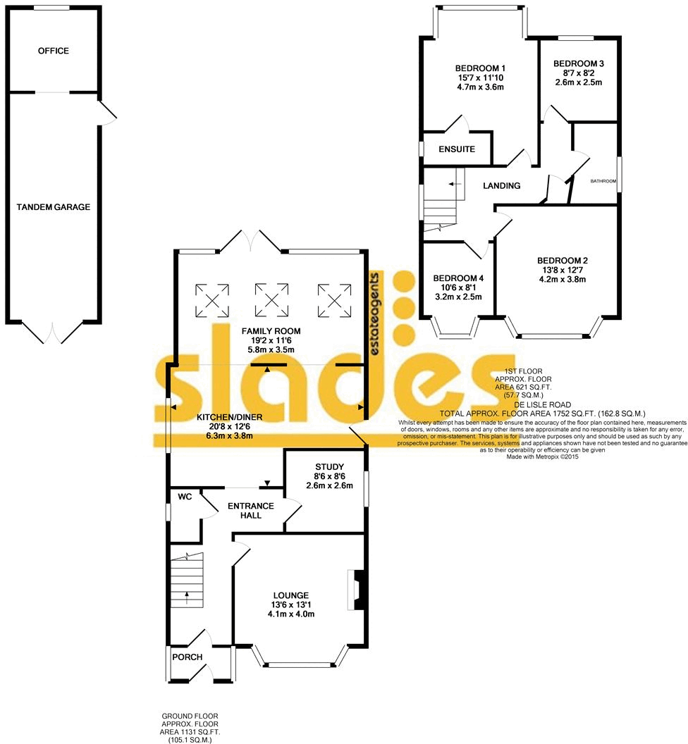 De Lisle Road, Bournemouth floorplan