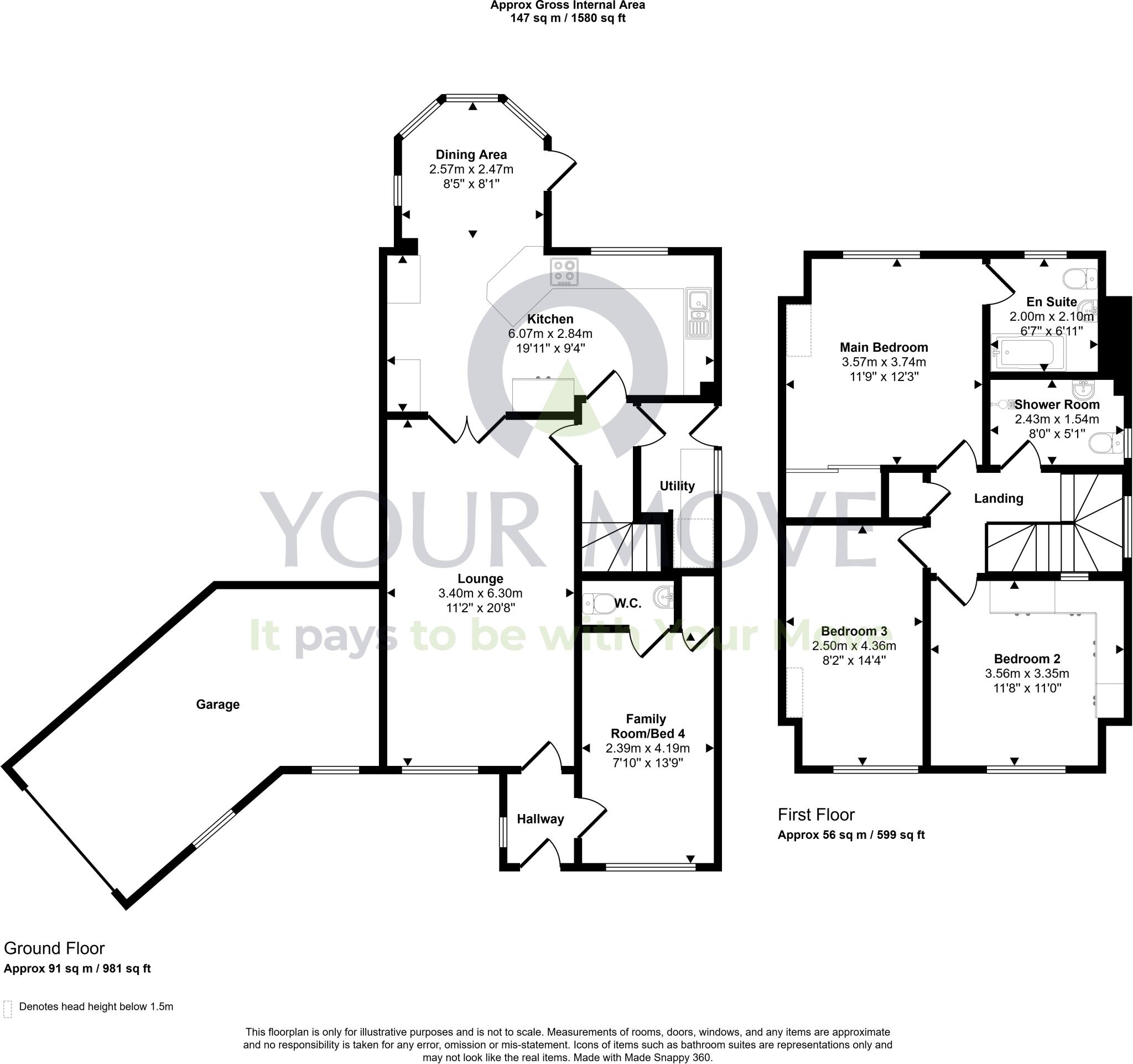 Glenyards Road, Bonnybridge, Stirlingshire, FK4 floorplan