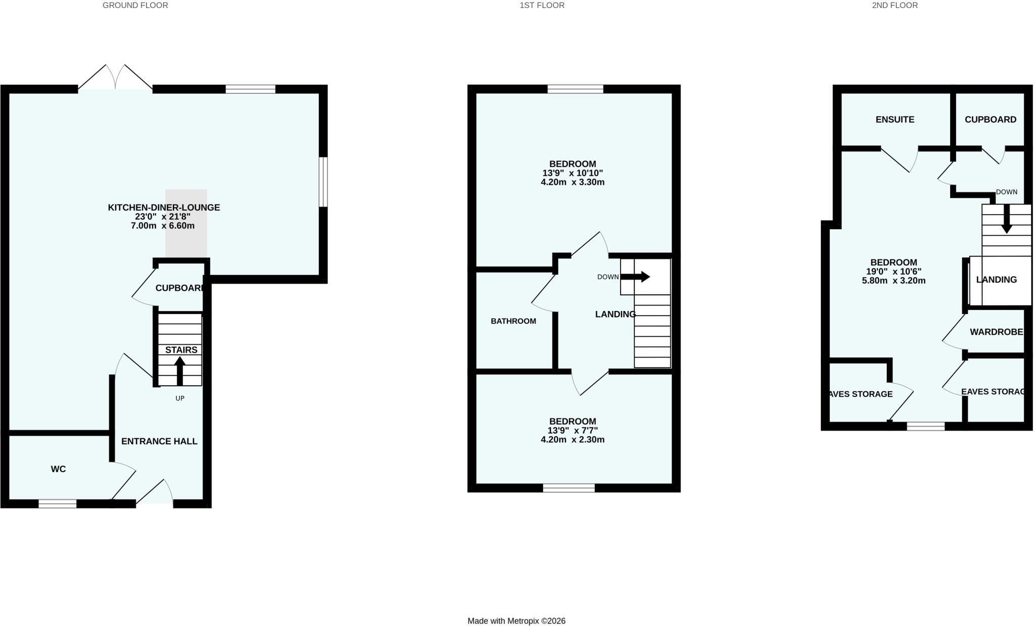 Westwood Park, Caroline Row, Hayle, Cornwall floorplan