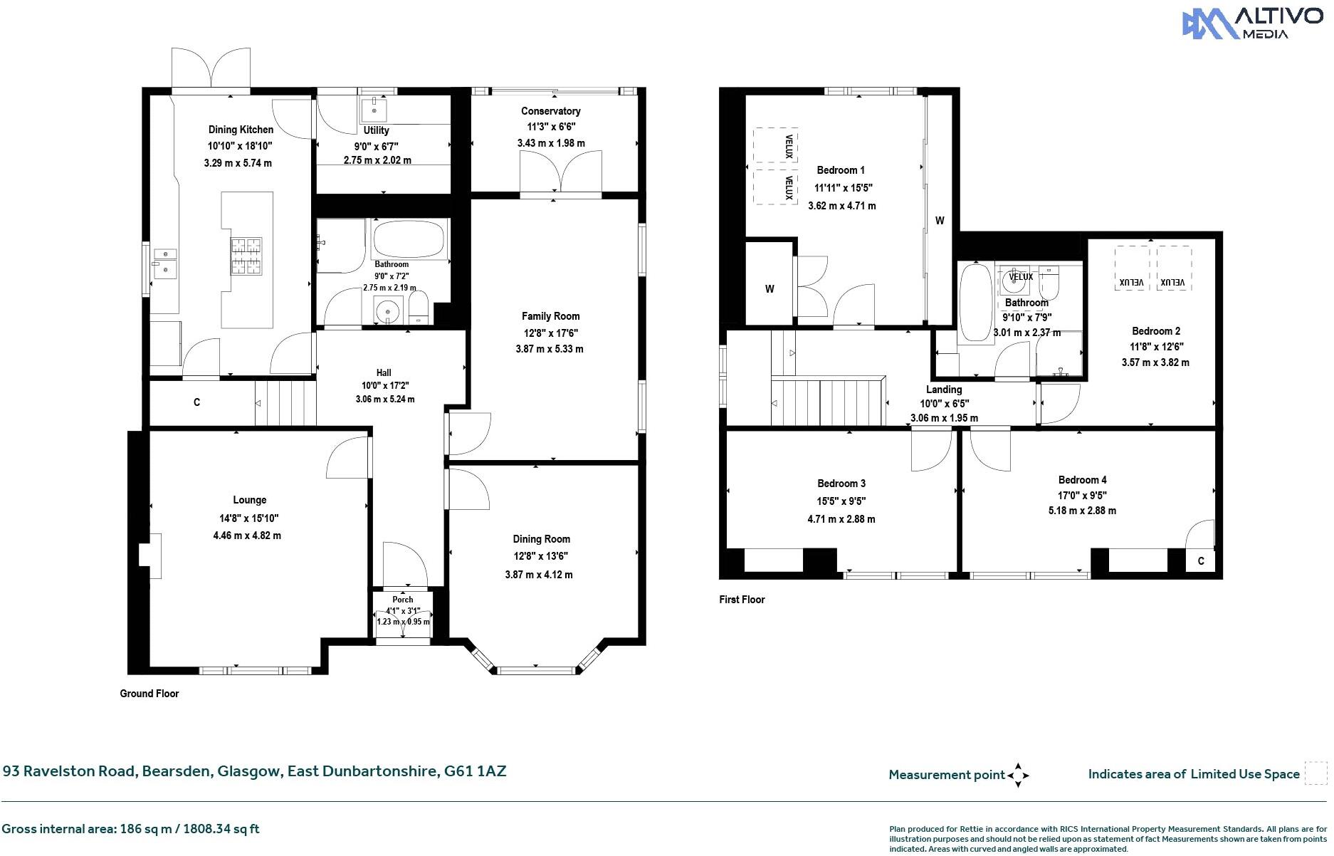 Ravelston Road, Bearsden floorplan