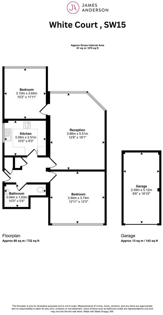 West Hill, Putney, SW15 floorplan