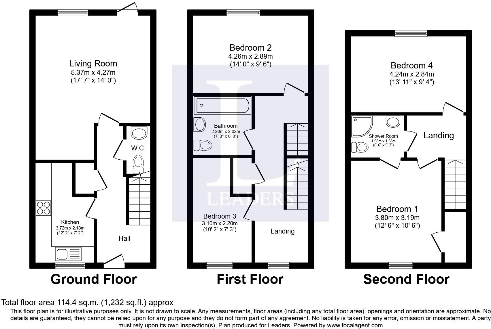 Rowan Place, CO1 floorplan