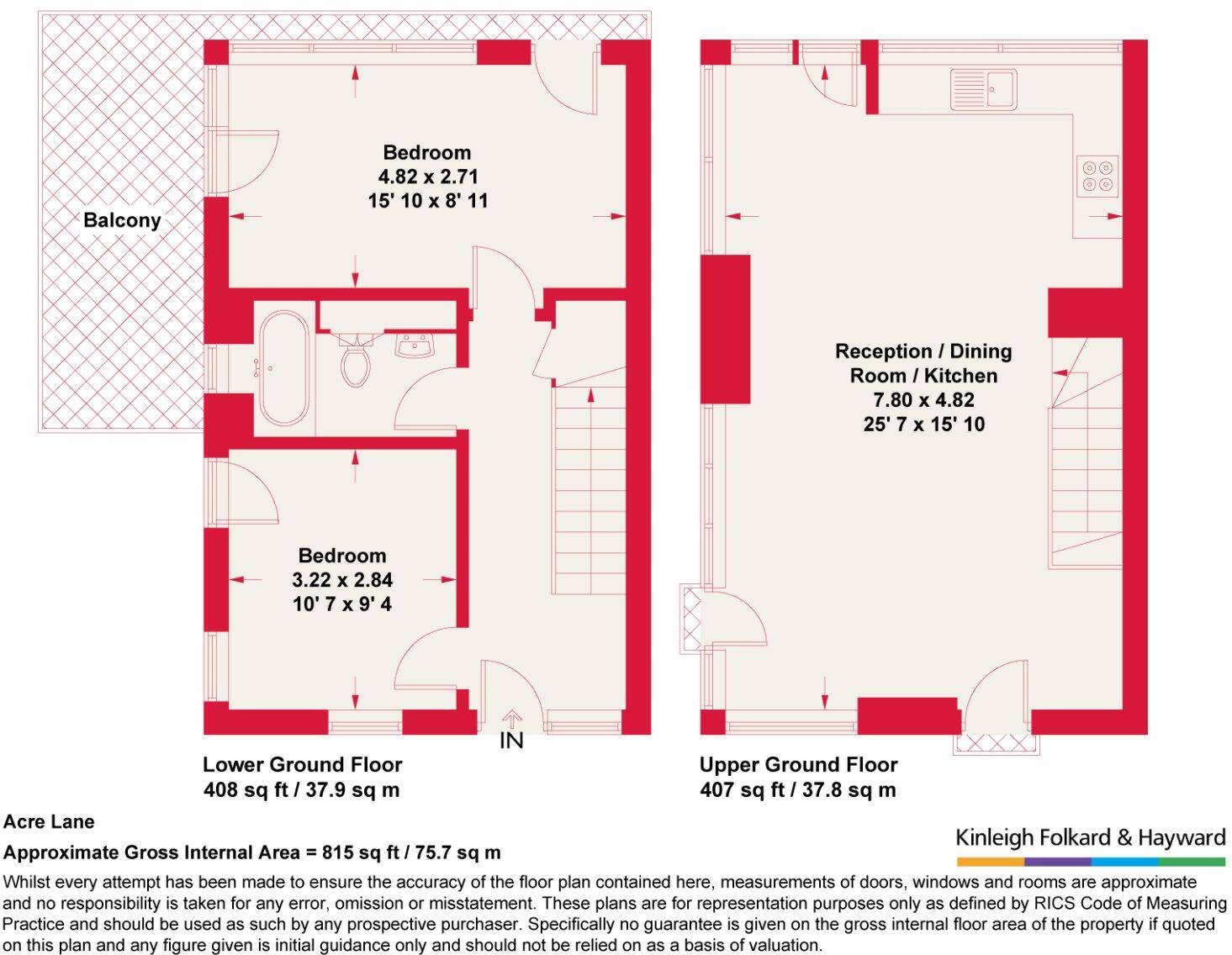 Sandhurst Court, Acre Lane, Brixton, SW2 floorplan