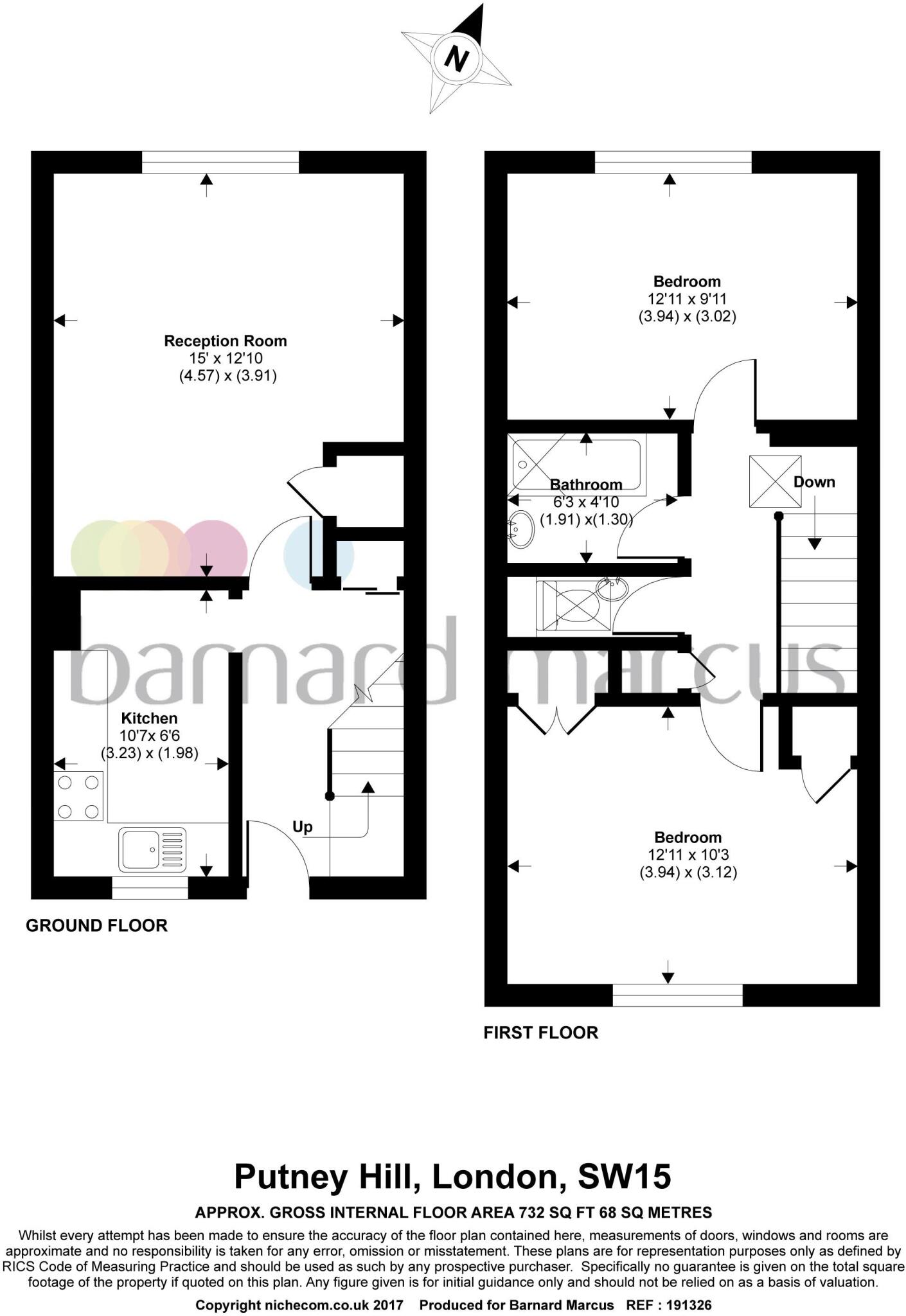 Putney Hill, Putney Hill, London floorplan
