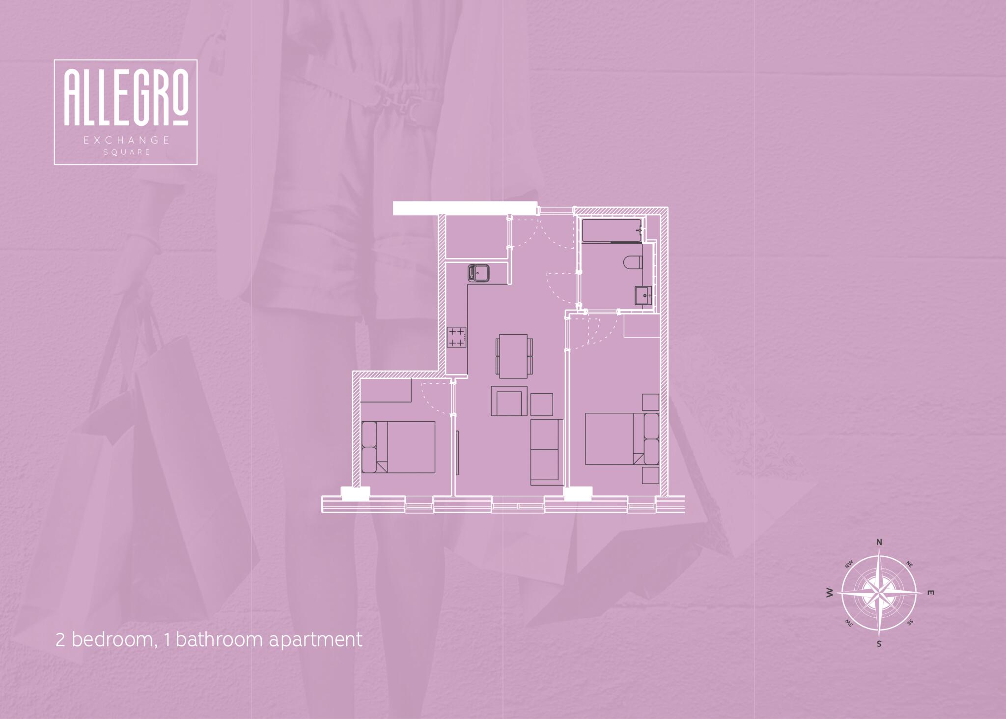 Allegro, Exchange Square B4 floorplan