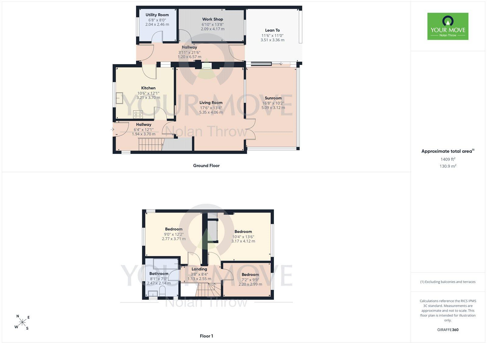 Doris Road, Kettering, Northamptonshire, NN16 floorplan