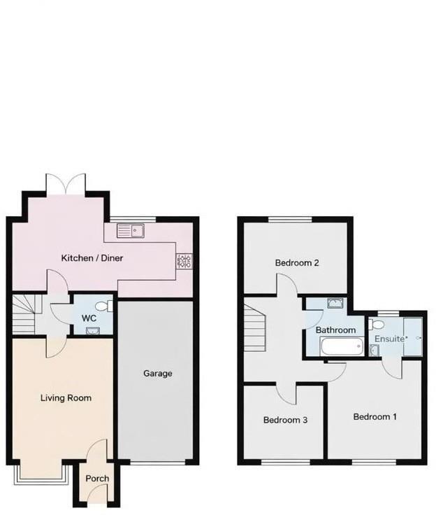 Fenwick Road, Scartho Top floorplan