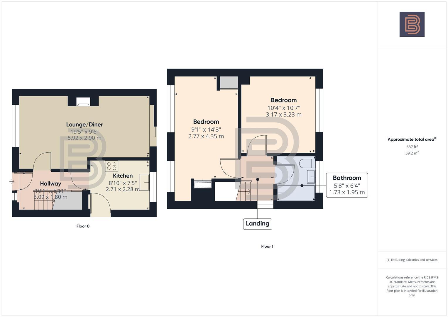 Round Avenue, Long Lawford, Rugby floorplan