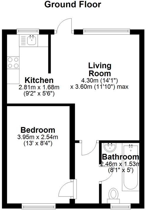 Rhodaus Close Canterbury CT1 floorplan