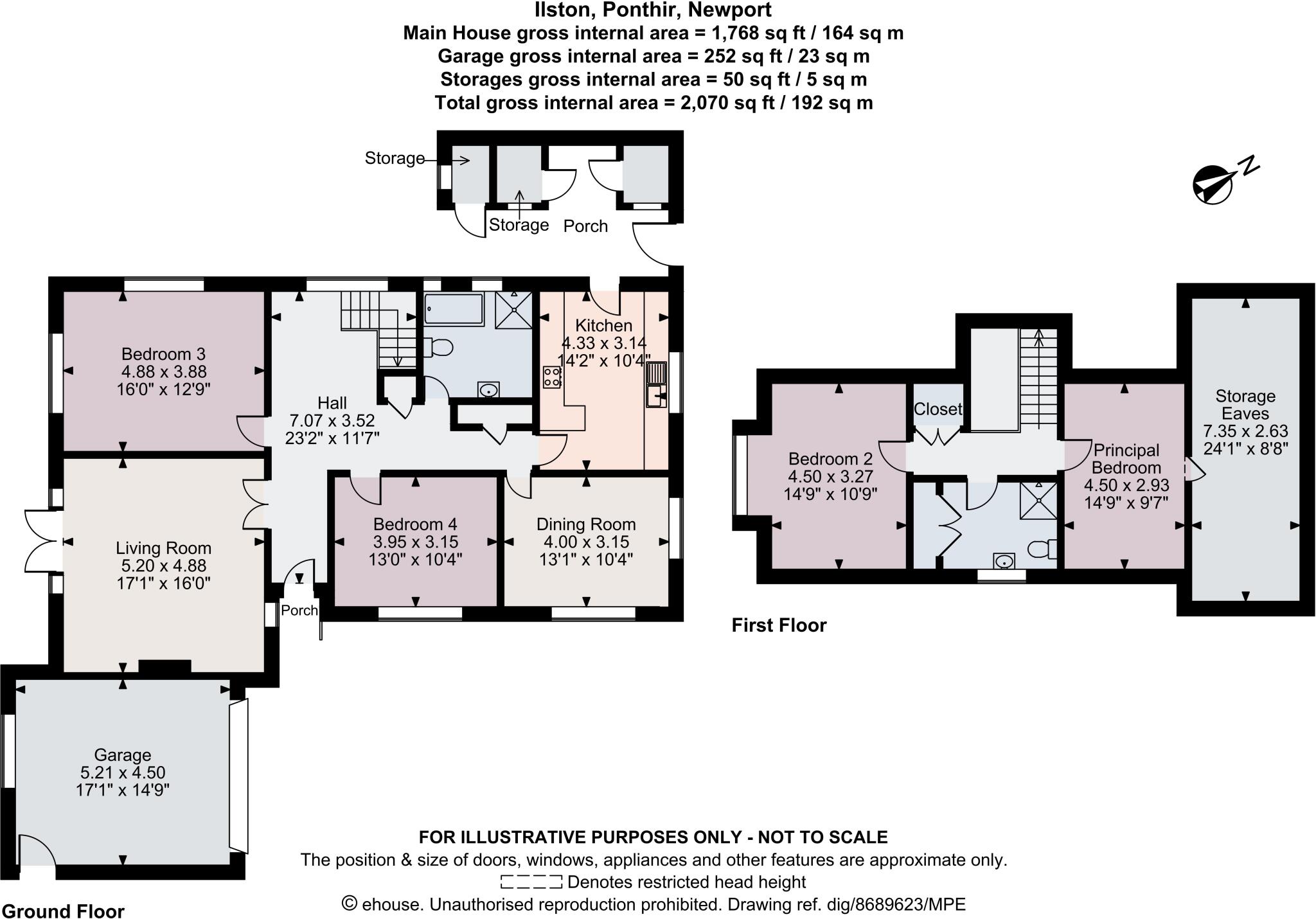 Caerleon Road, Ponthir, Newport, Torfaen, NP18 floorplan