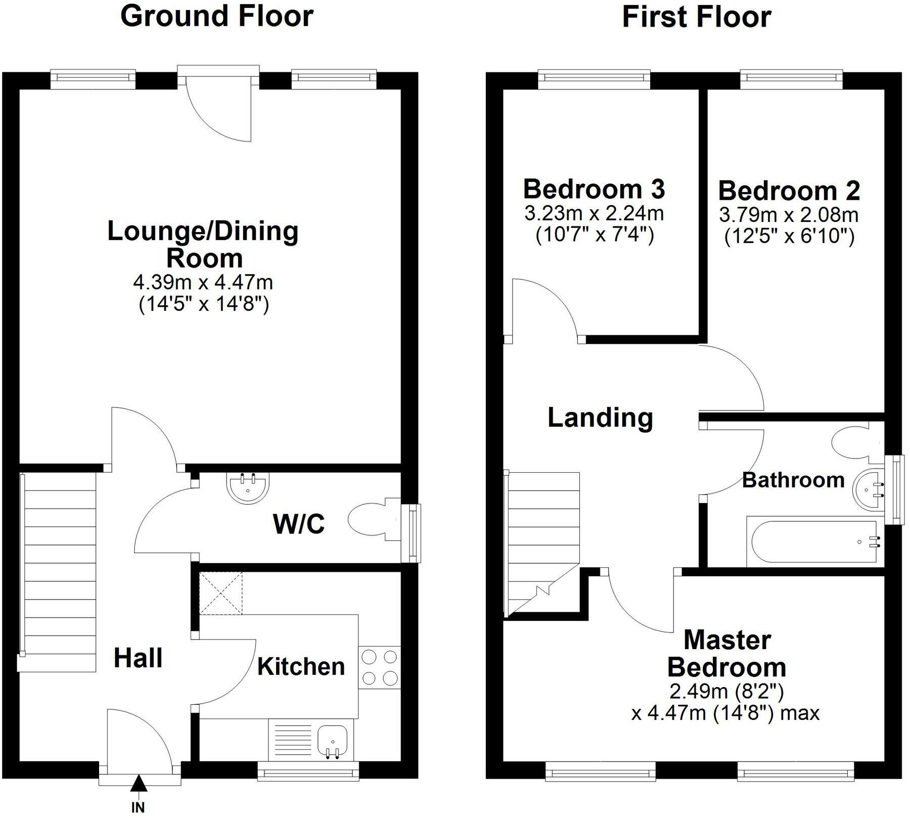Watercress Rise, Biddenham, MK40 floorplan
