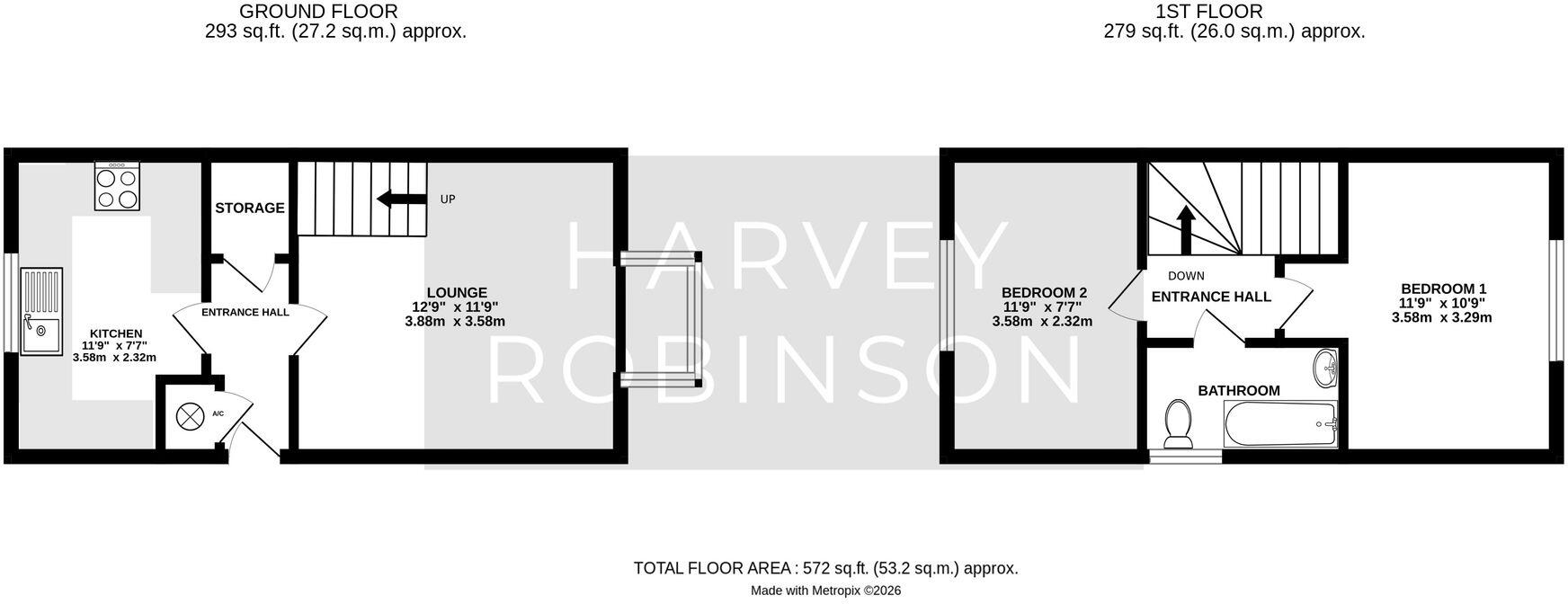 Newton Road, Sawtry, PE28 floorplan