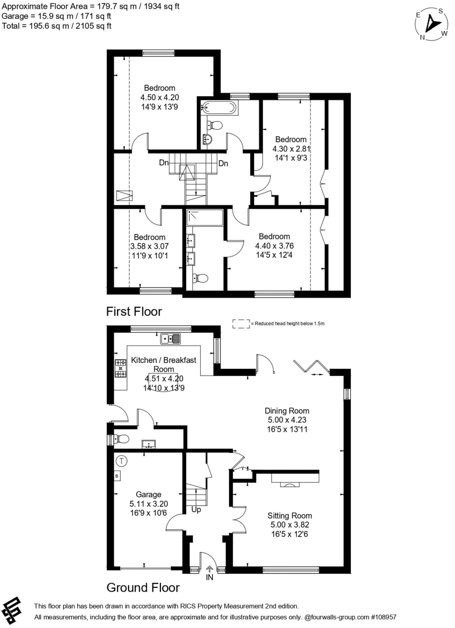 Broomleaf Road, Farnham, GU9 floorplan