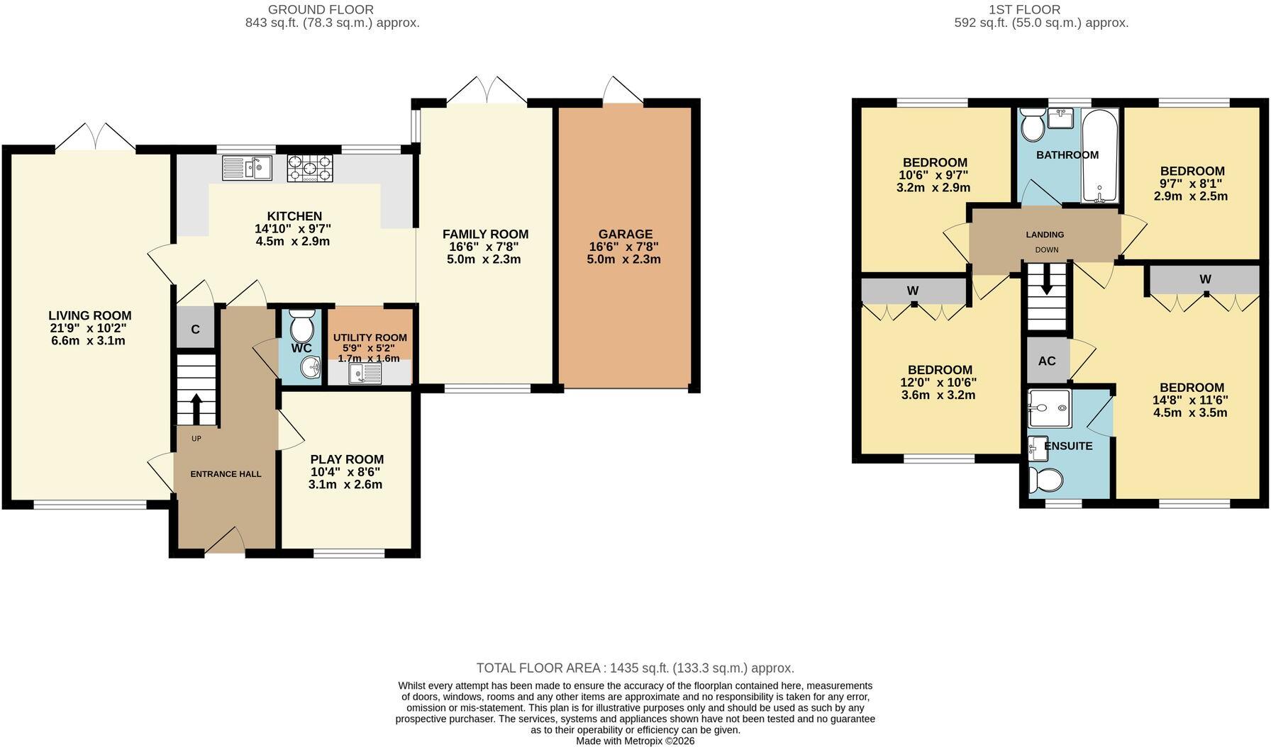 Peninsula Road, Norton, WR5 floorplan