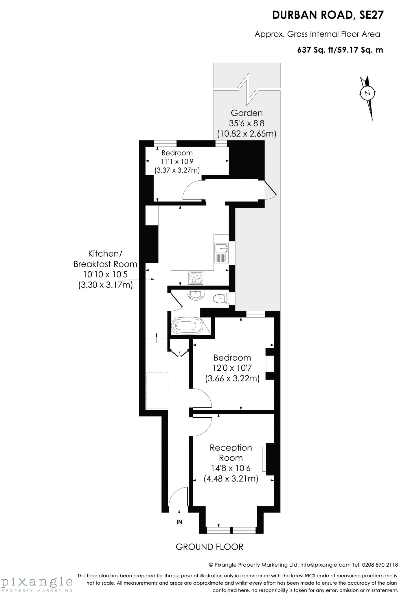 Durban Road, West Norwood, London, SE27 floorplan