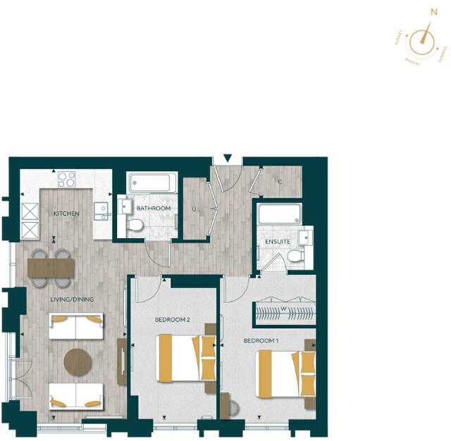 Evergreen Point, Twelve Trees Park, London, E15 floorplan