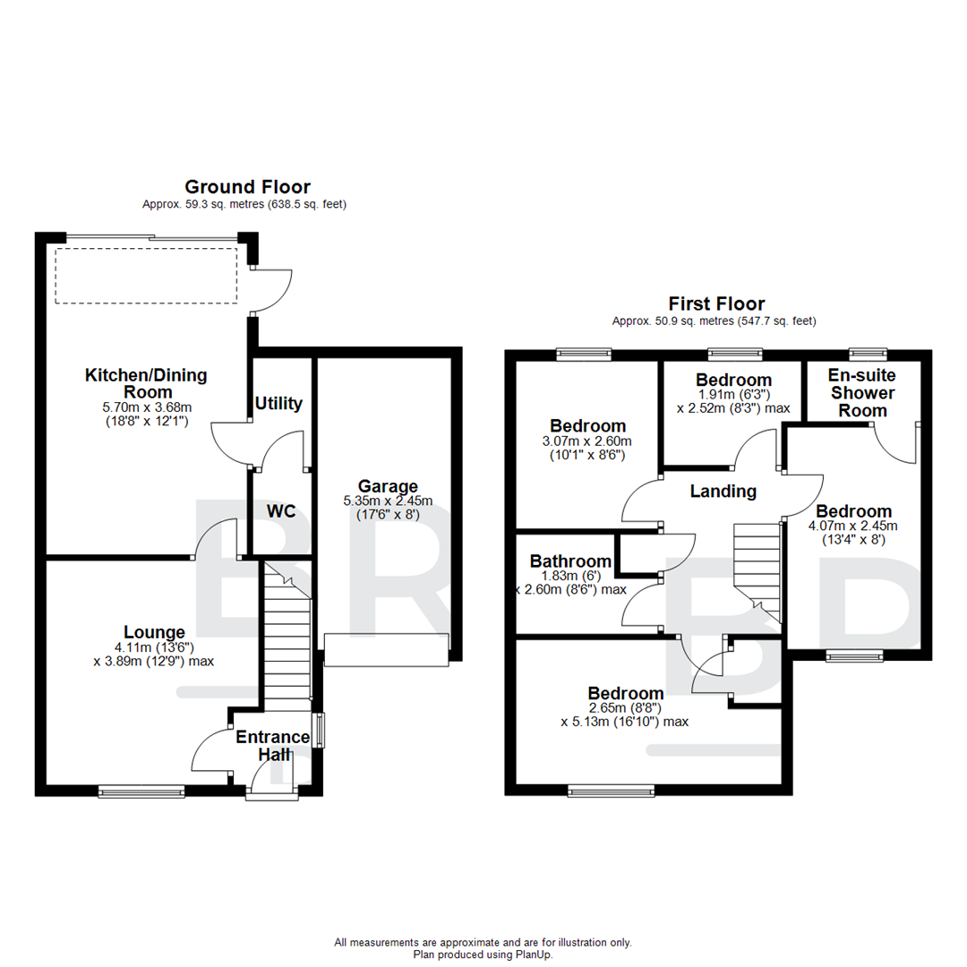 Cheviot Way, St. Mary Park, Morpeth, NE61 floorplan