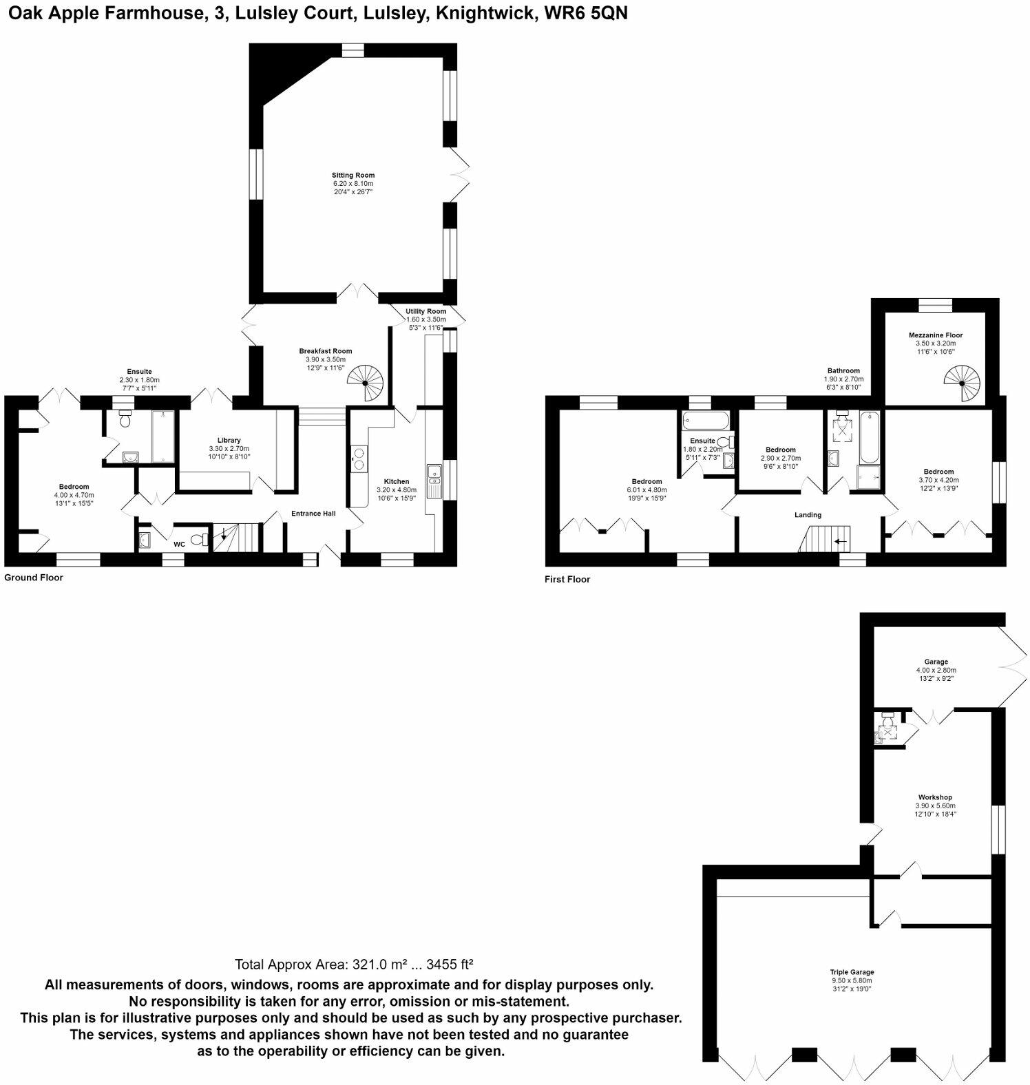 Lulsley, Nr. Knightwick, Teme Valley, Worcestershire floorplan