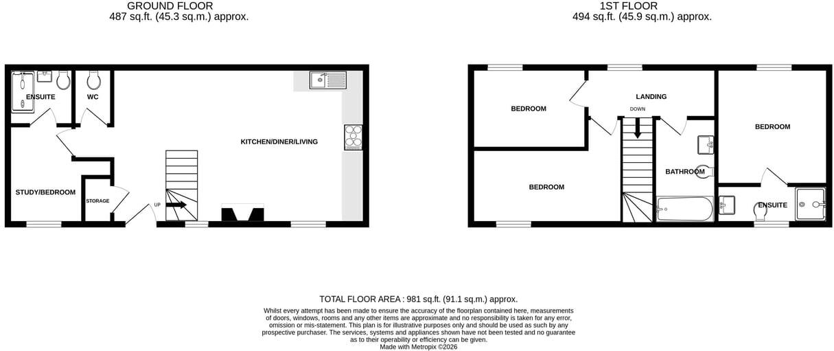 7B, King Street, King's Lynn, PE30 floorplan