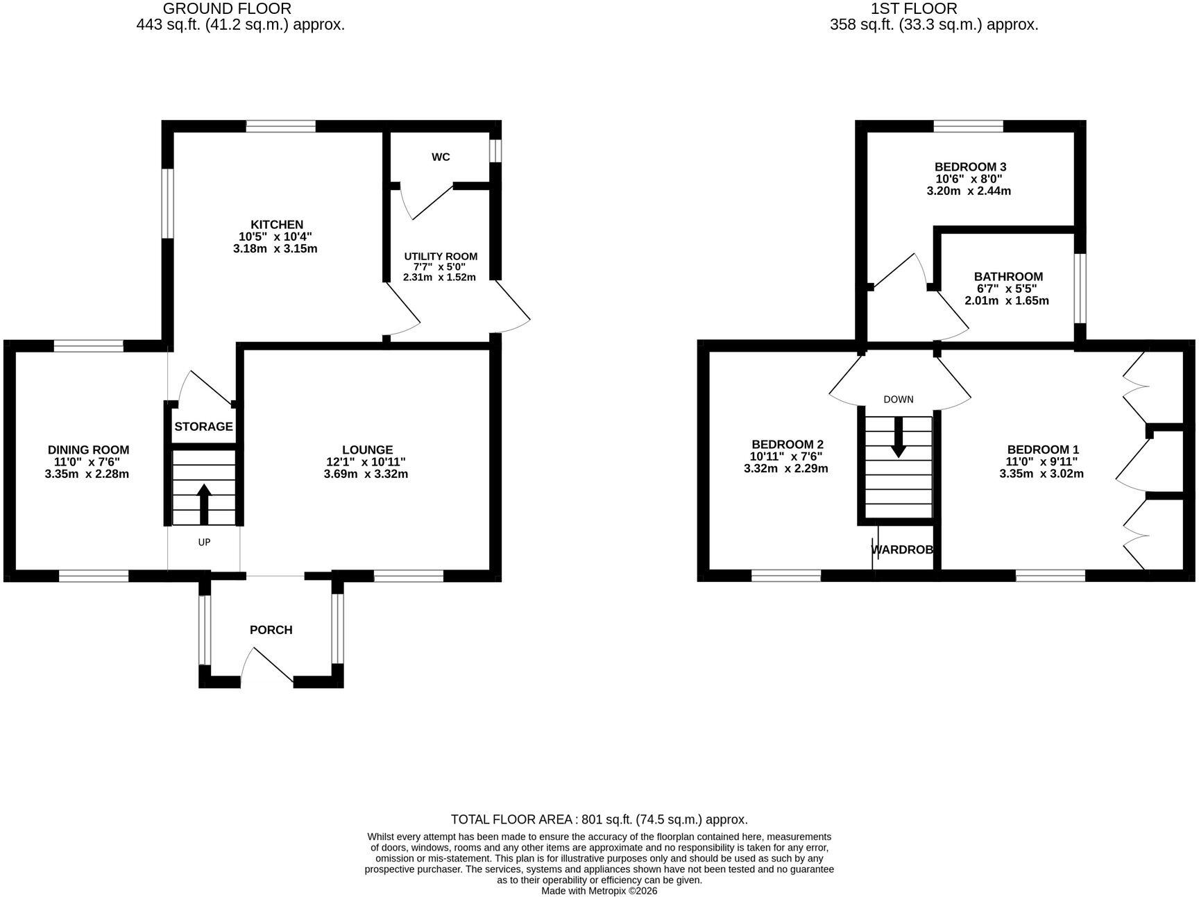 Mere Cottage, 1 Eastern Road, Willaston, CW5 7HS floorplan