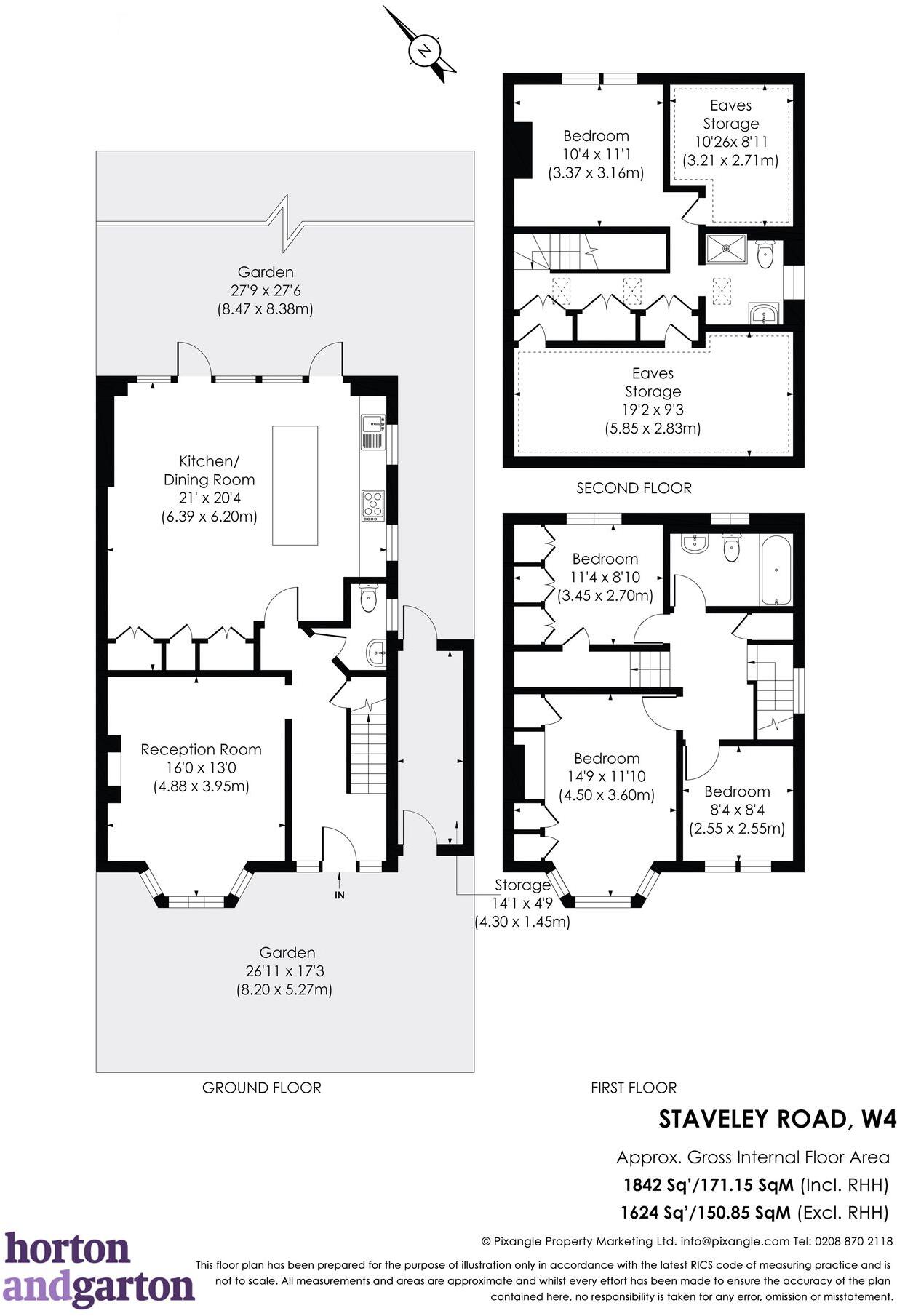 Staveley Road, Grove Park, Chiswick, W4 floorplan