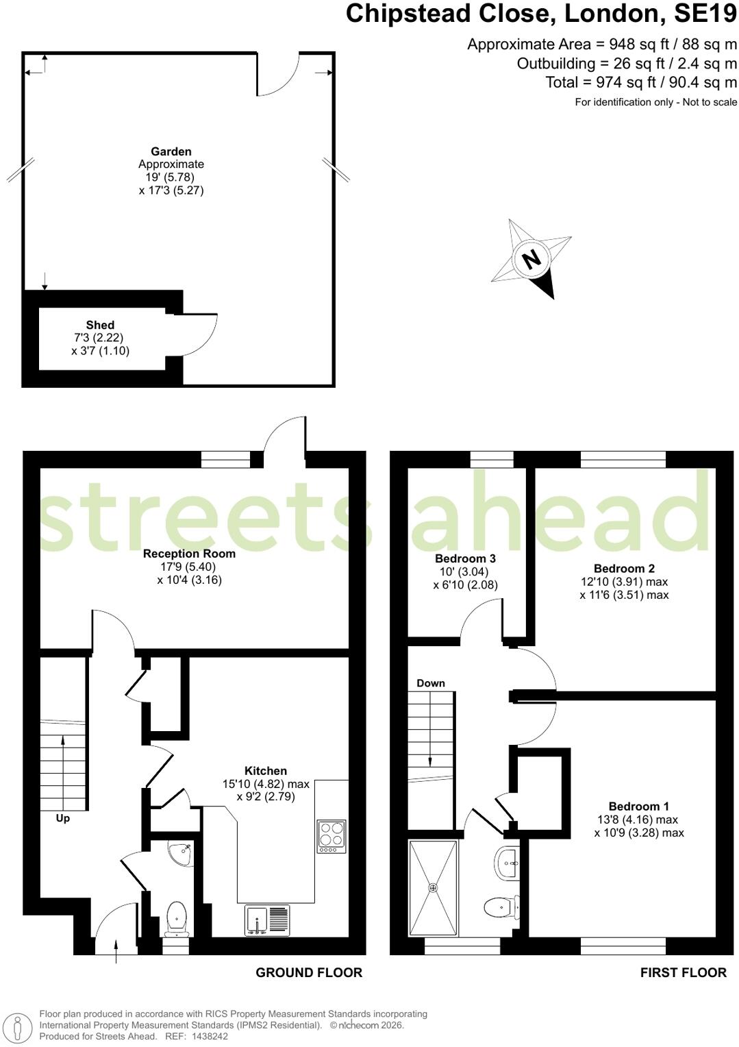 Chipstead Close, London, SE19 floorplan