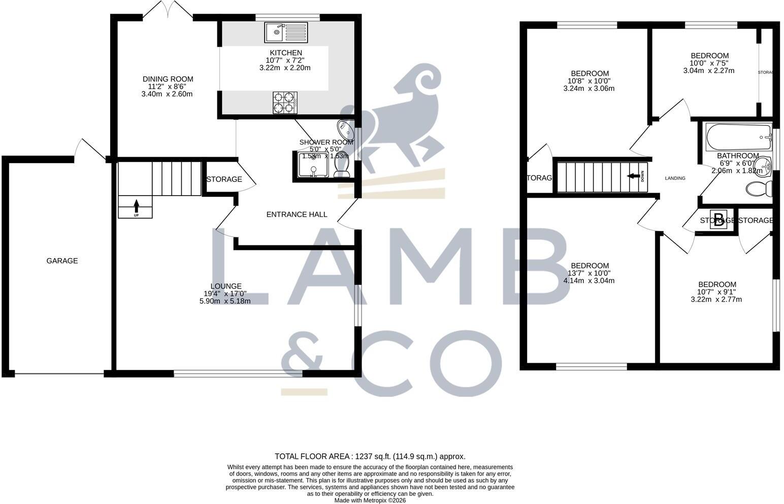 Flatford Drive, Clacton-on-Sea floorplan