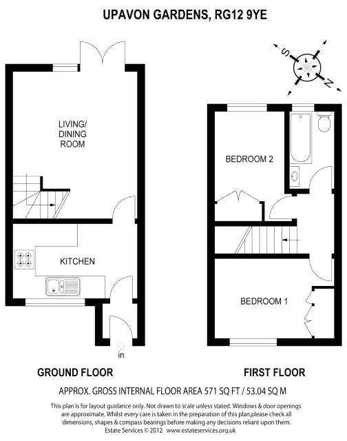 Upavon Gardens, Forest Park, Bracknell, Berkshire, RG12 floorplan