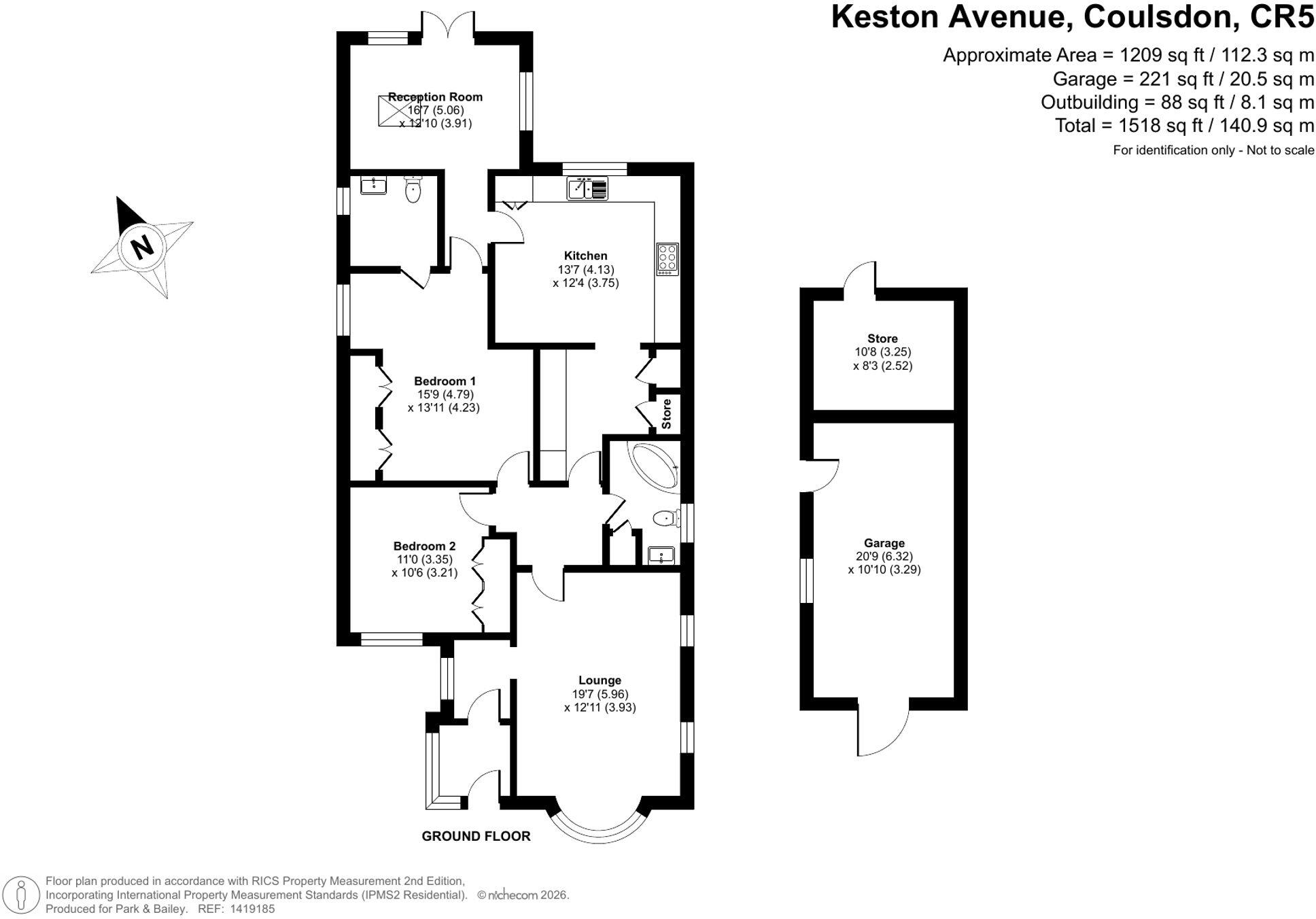 Keston Avenue, Coulsdon, CR5 floorplan