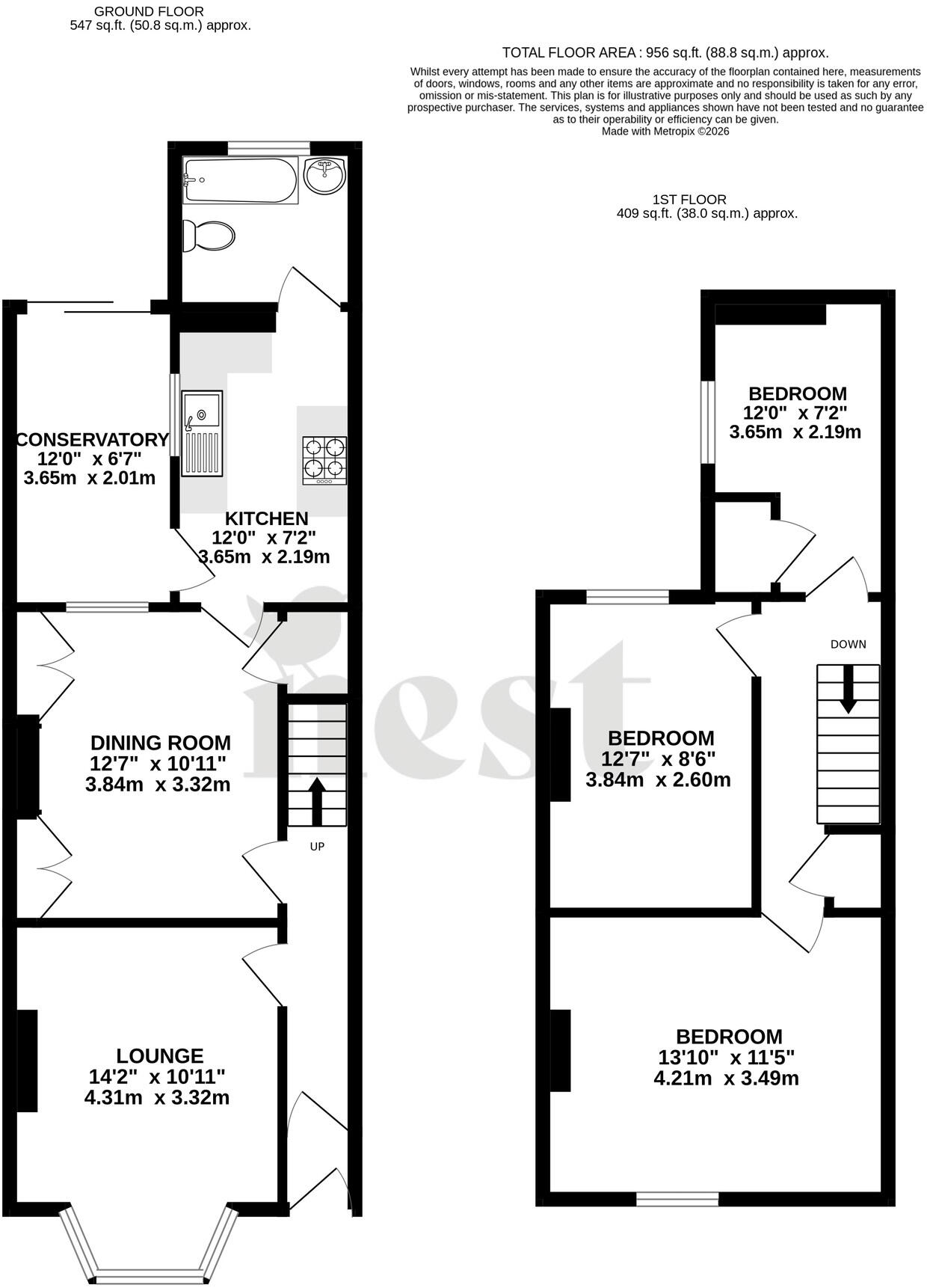 William Street, Taunton floorplan
