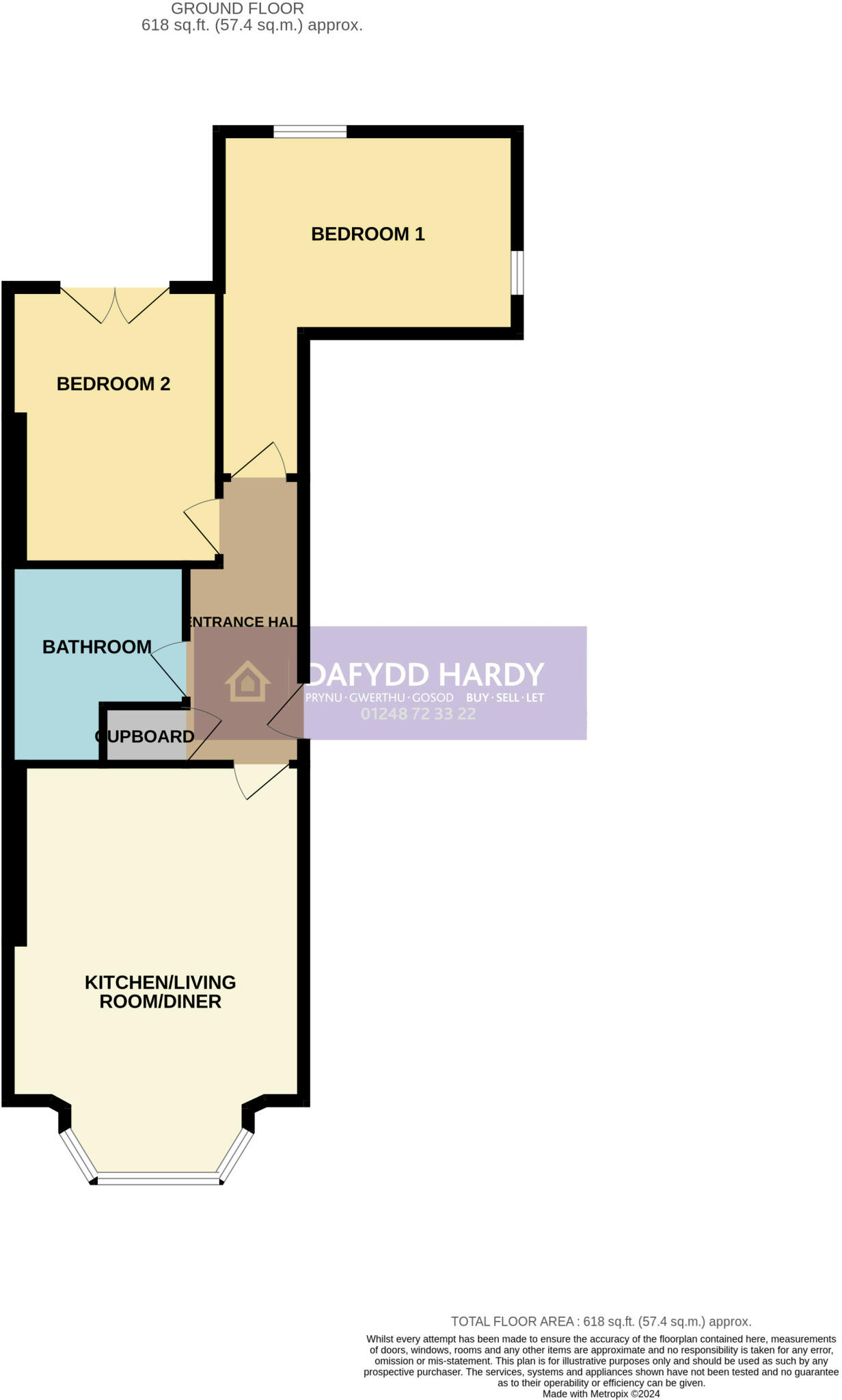 Abbey Road, Llandudno, Conwy, LL30 floorplan