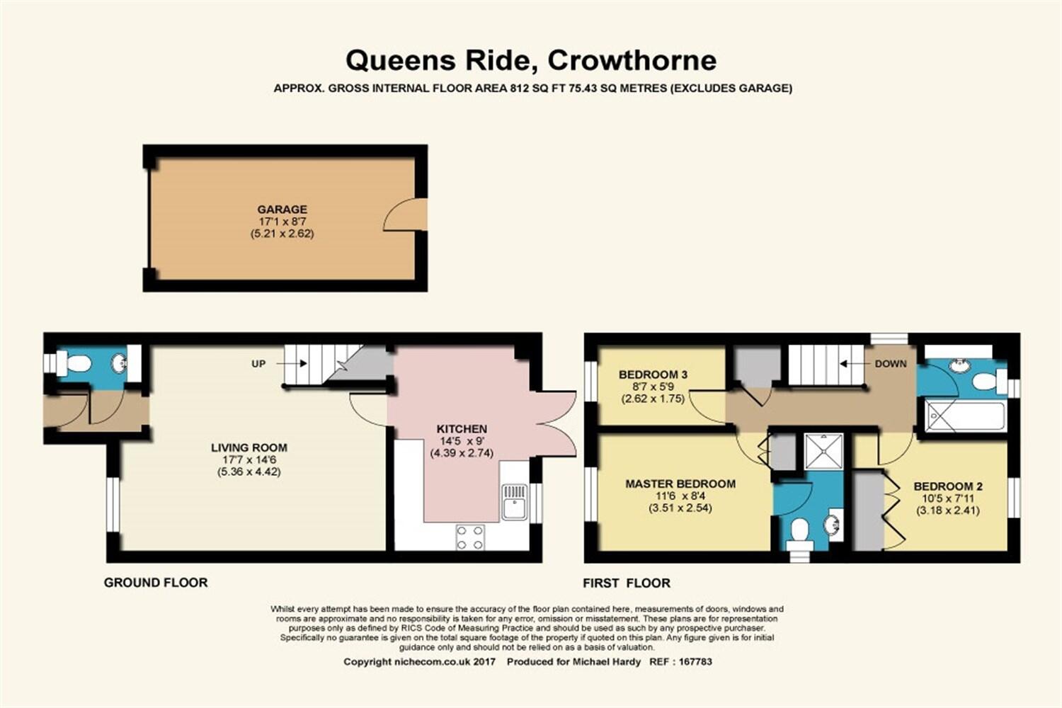 Queens Ride, Crowthorne, RG45 floorplan
