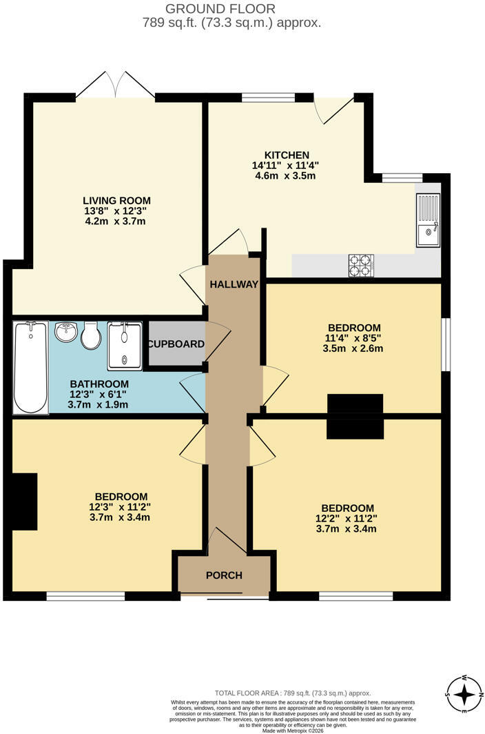 Greenway Crescent, Taunton floorplan