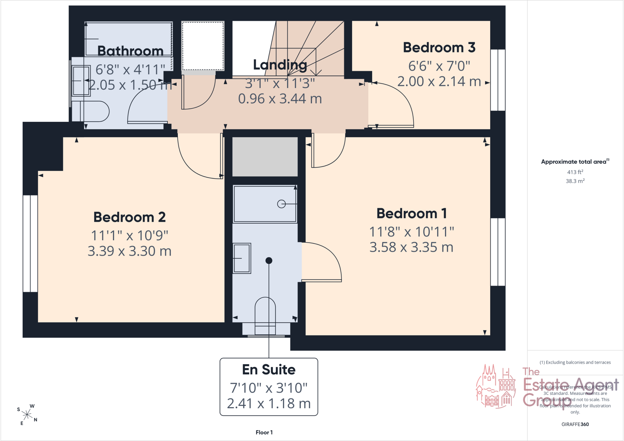 Hillside Road, Tatenhill, Burton-On-Trent, Staffordshire floorplan