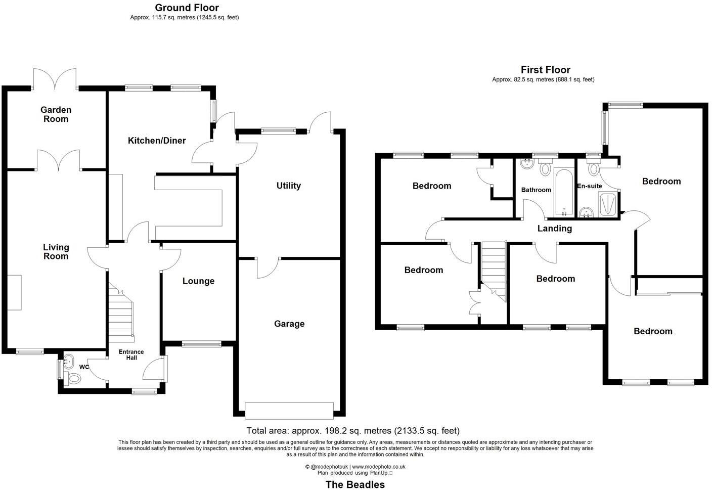 The Beadles, Little Hallingbury floorplan