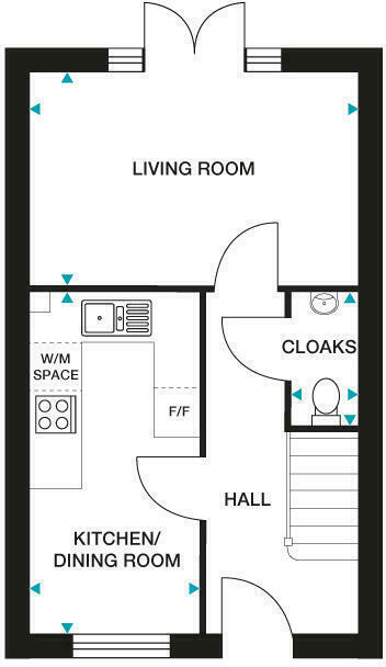 2 Brassgout Reen Road, Newport,
NP19 4FL floorplan