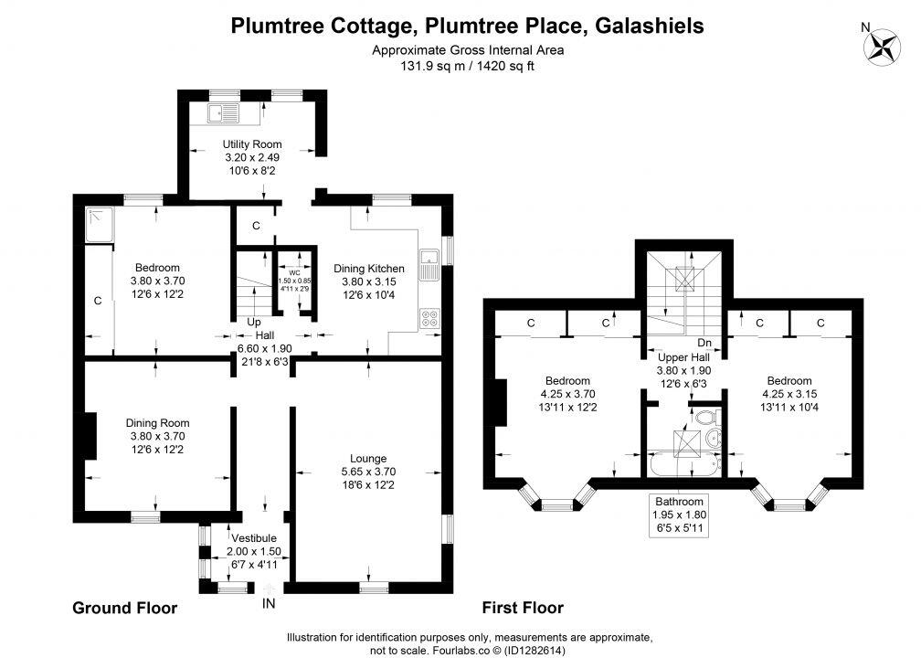 Plumtree Cottage, Plumtree Place, Galashiels, TD1 1PZ floorplan