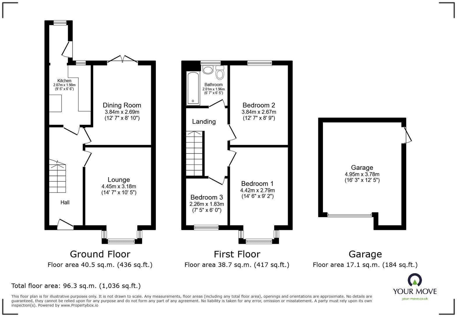 Lynton Road South, Gravesend, Kent, DA11 floorplan