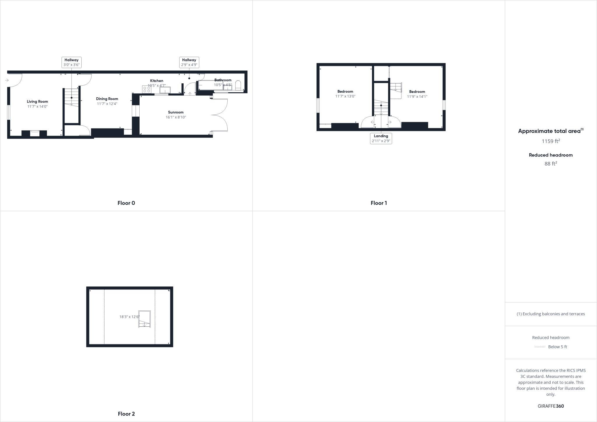 High Grange, Crook, Durham, DL15 floorplan