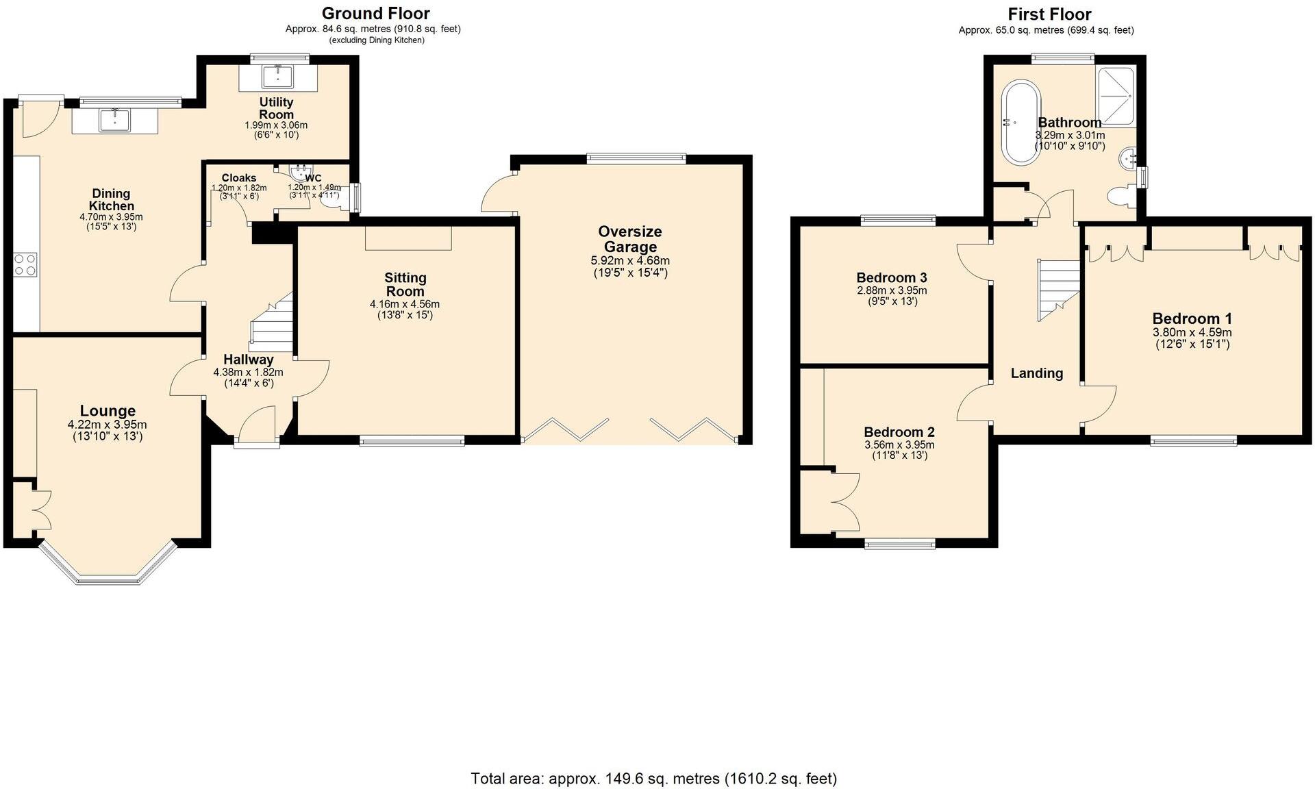 Church Hill, Woodhouse Eaves, LE12 floorplan