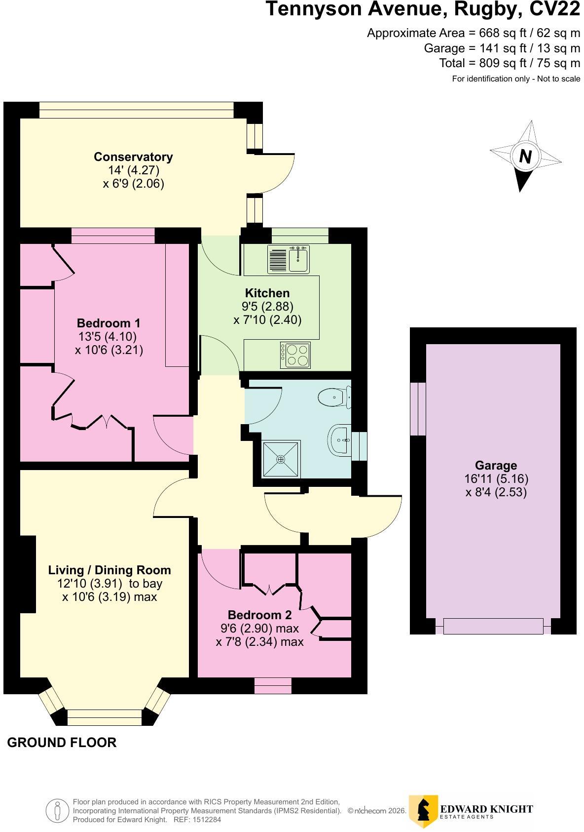 Tennyson Avenue, Shakespeare Gardens  floorplan
