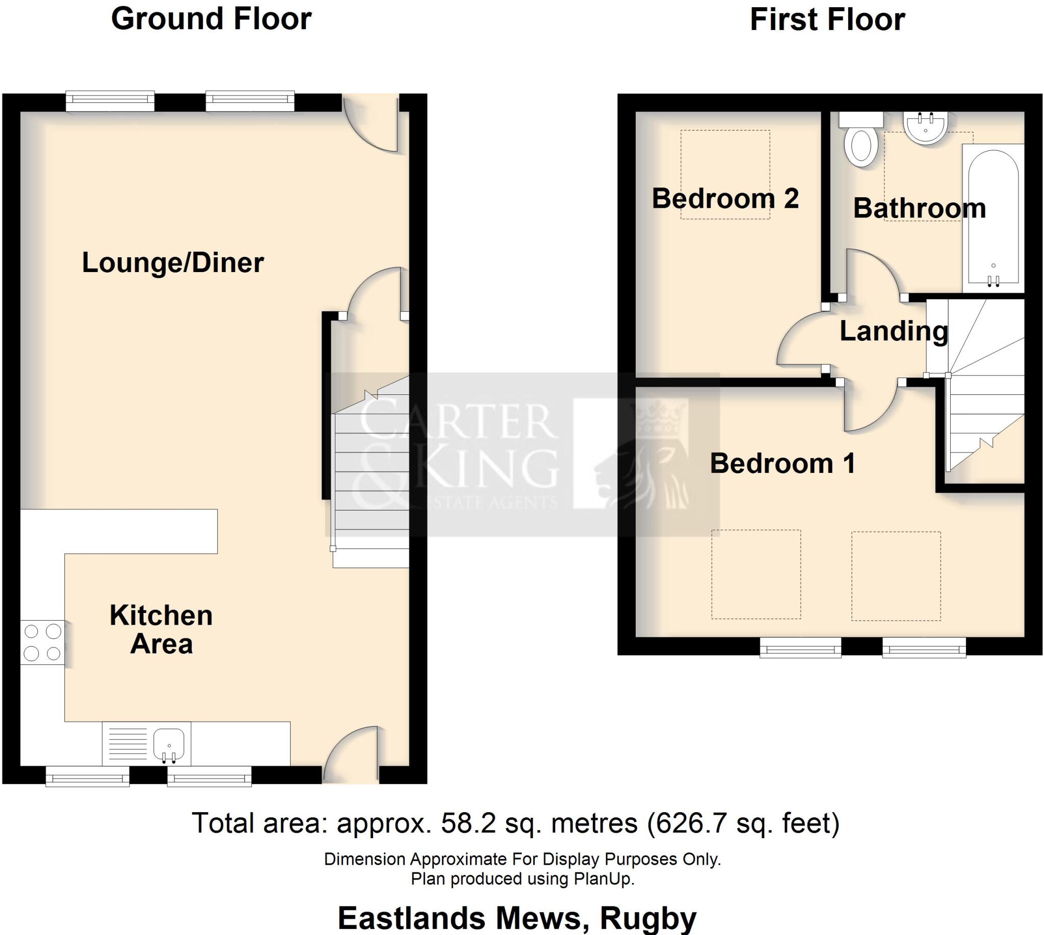 Eastlands Mews, Rugby floorplan